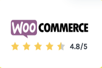 WooCommerce — rated 4.8 / 5